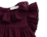 Mulberry Ruffle Playsuit