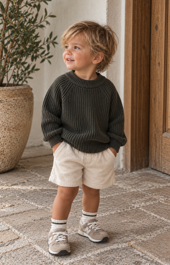 Cyrus Knit Sweater - Olive Green