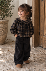 Organic Woodland Ruffle Top