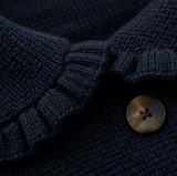 Midnight Ruffle Cardigan