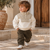 Sherpa Top - Natural/Sandy Brown