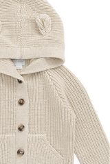 Bear Cardigan - Oat