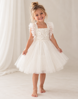 Celeste Tulle Dress — Ivory