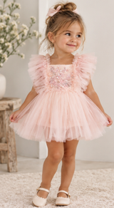 Blush Blossom Romper - Pink