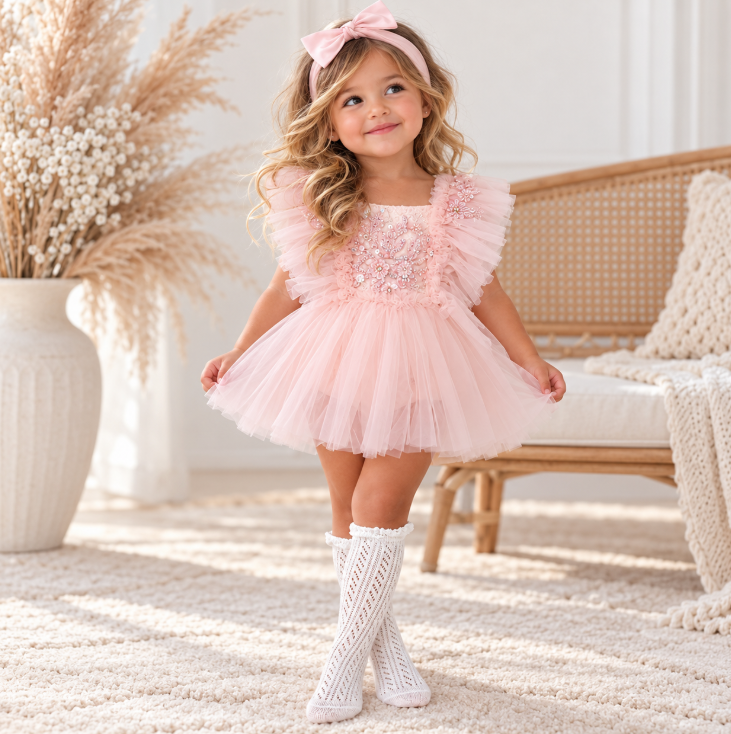 Blush Blossom Romper - Pink