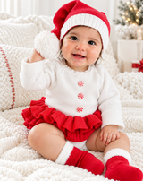 Peppermint Ruffle Romper