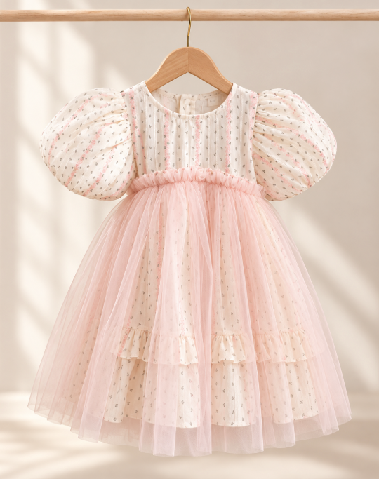 The Fleur Blush Pink Dress