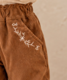 Elara Cord Pants - Brown