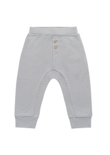 Fine stripe Pima cotton baby tee and pant set – view 4