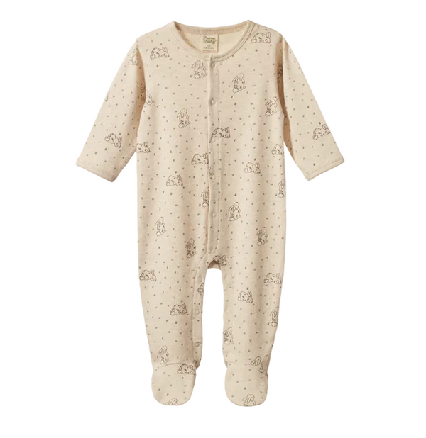 Sleepy Bunny: Stretch and Grow Footsie (3-6 Months)