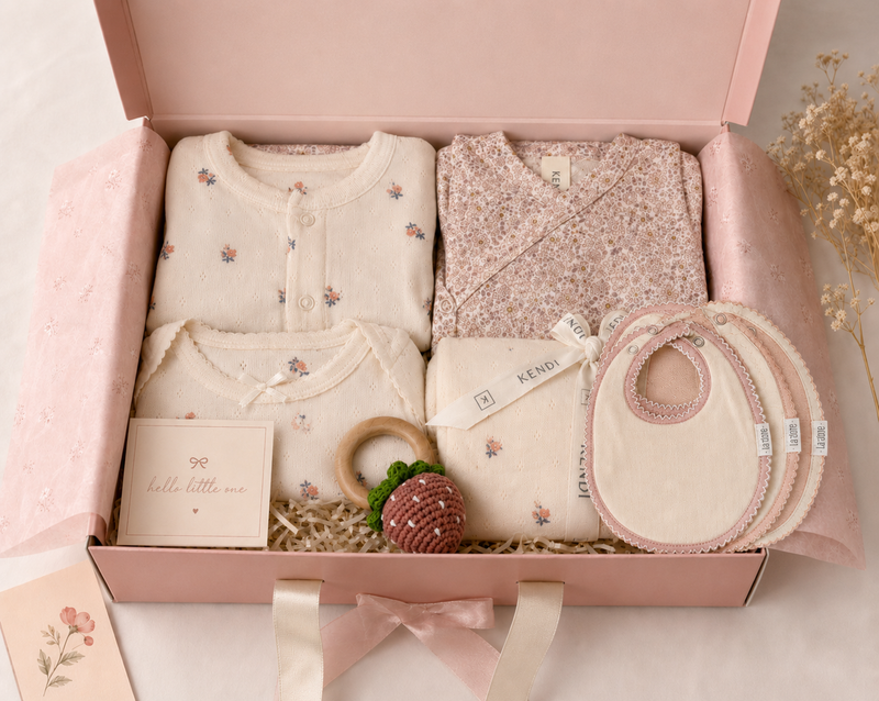The Newborn Keepsake Box — Complete Essentials (8 pcs)