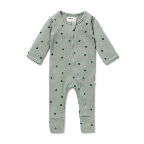 Organic Waffle Zipsuit — Honey & Stitch baby & toddler clothing