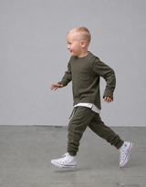 Green Waffle-Knit Kids Top (vendor placeholder photo)