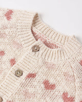 Natural Hearts Organic Knit Baby Cardigan