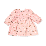 Rose Pink Flare Baby Dress & Bloomer Set – Cotton Jersey