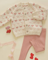 Natural Hearts Organic Knit Baby Cardigan