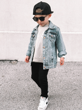 Medium Wash Denim Kids Jacket (vendor placeholder photo)