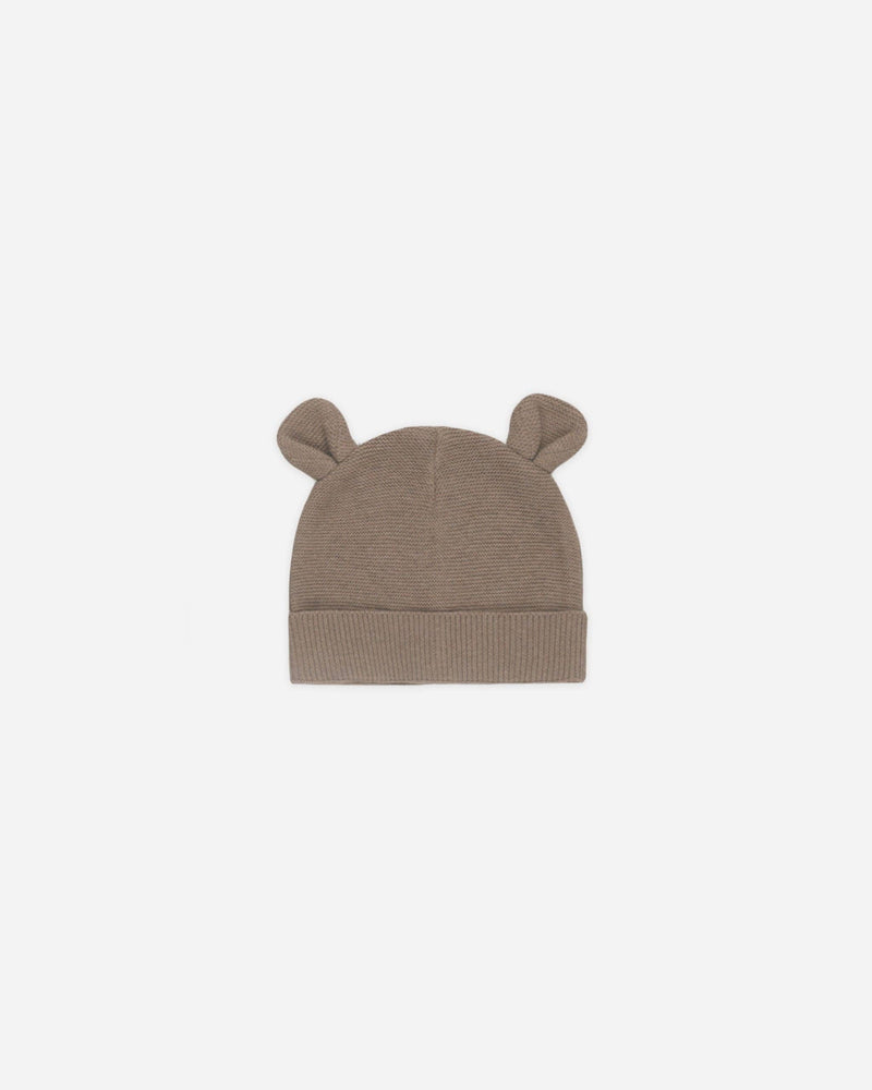 Baby Bear Beanie Heathered Mocha