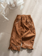 Elara Cord Pants - Brown (Before & Ever product photo)