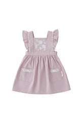 Daisy embroidered baby and toddler dress – view 2