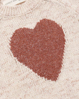 Red Heart Cotton Knit Baby Sweater