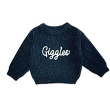 Giggles Chunky Knit Slouchy Baby Pullover Sweater — Honey & Stitch baby & toddler clothing
