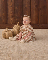 Spice stripe waffle baby dress (vendor placeholder photo)