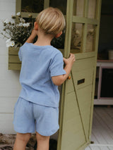 Cotton Terry Set - Sky Blue