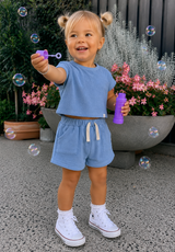 Cotton Terry Set - Sky Blue