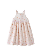 Starfish Print Organic Cotton Toddler Dress