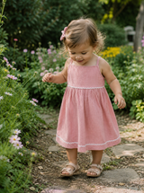 Toasted Peach Organic Cotton Dress