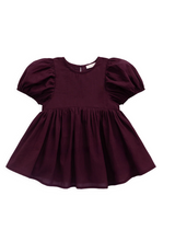 Mulberry Puff Sleeve Dress -  Organic Cotton